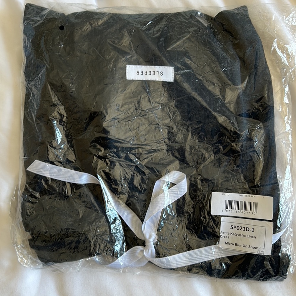Sleeper - Girls Linen Petit Dress in Micro Polka Dot -size 1 (toddler sz 2) BNWT - Picture 4 of 14